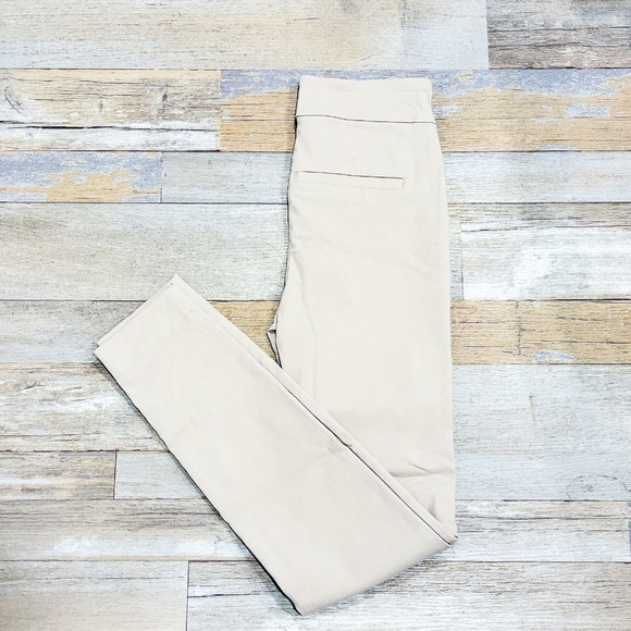 CAMBER & GRACE Beige stretch pants | Fitted skinny silhouette | X-Small * - Picture 1 of 8